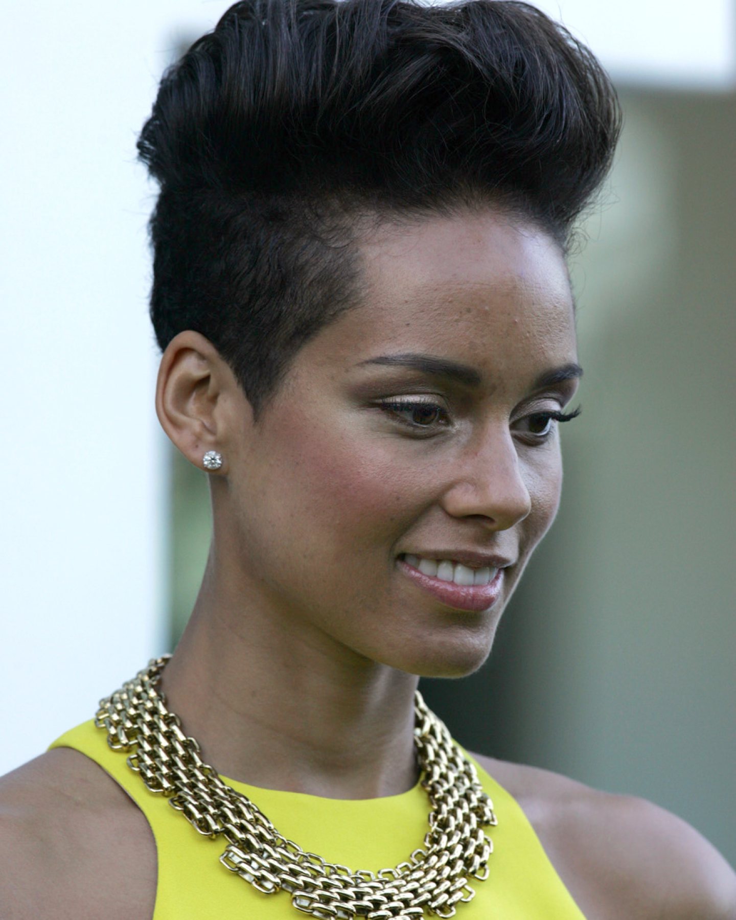 Alicia Keys at a public appearance