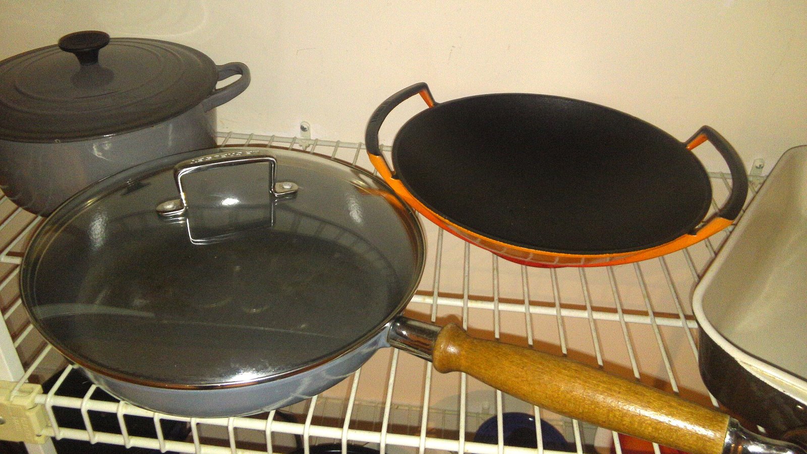 Le Creuset enameled cast-iron cookware