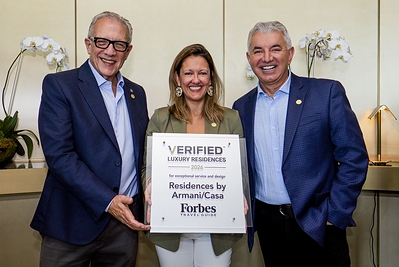 Residences by Armani/Casa Miami Celebrates Forbes Travel Guide VERIFIED™ Luxury Residences Designation